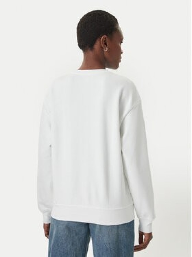 Calvin Klein Jeans Bluza Logo Graphic LV047F818G Biały Regular Fit