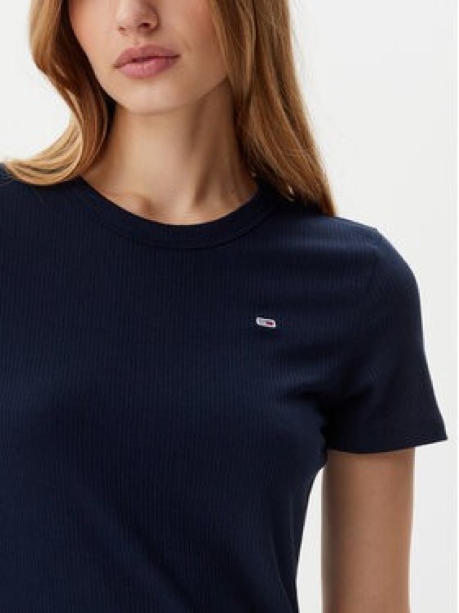 Tommy Jeans Sukienka codzienna DW0DW19721 Granatowy Slim Fit