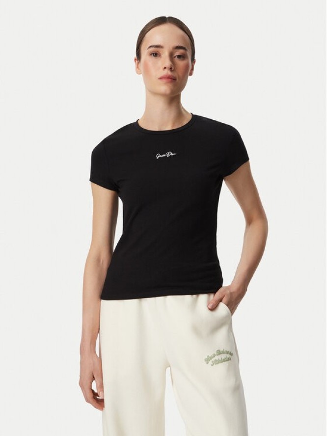 Guess T-Shirt V6YI01 K4258 Czarny Slim Fit