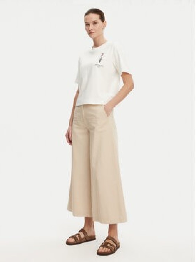 Weekend Max Mara T-Shirt Lecco 2515941052 Biały Boxy Fit