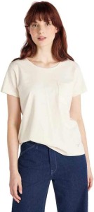 LEE SUSTAINABLE TEE DAMSKI T-SHIRT KOSZULKA ECRU MELE L42AEC48 112109291