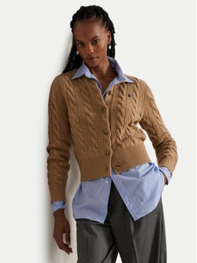 Polo Ralph Lauren Kardigan 211972104001 Beżowy Slim Fit