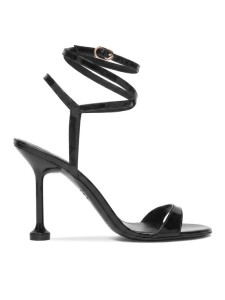 Stuart Weitzman Sandały Naudistini Wrap 100 SM910 Czarny