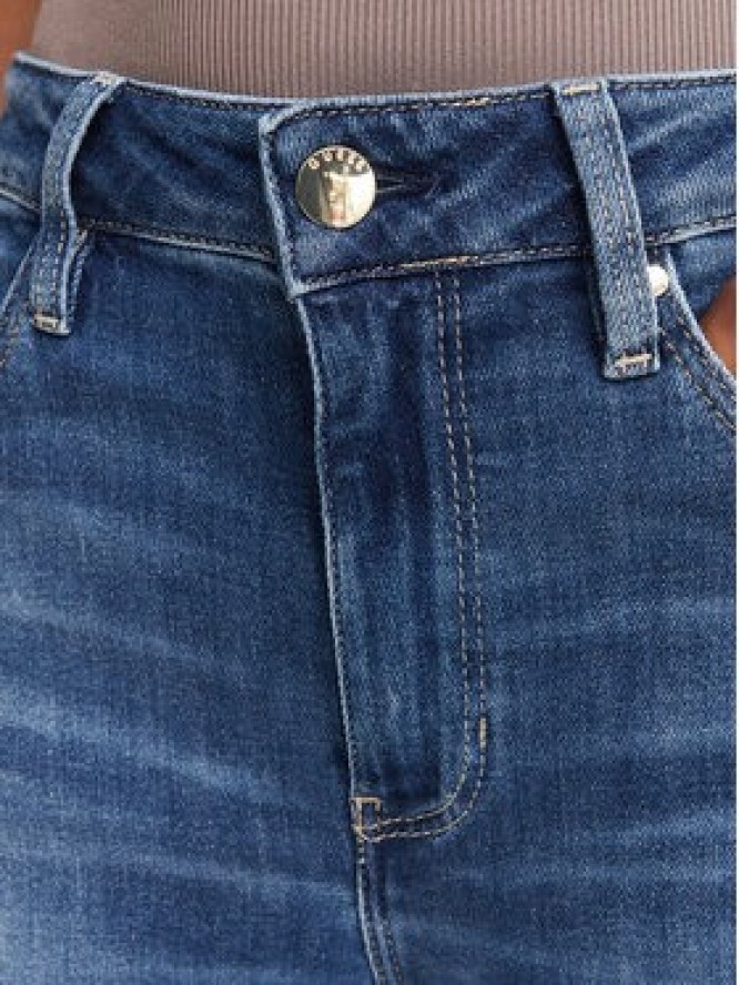 Guess Jeansy W6YAJG D1355 Niebieski Wide Leg