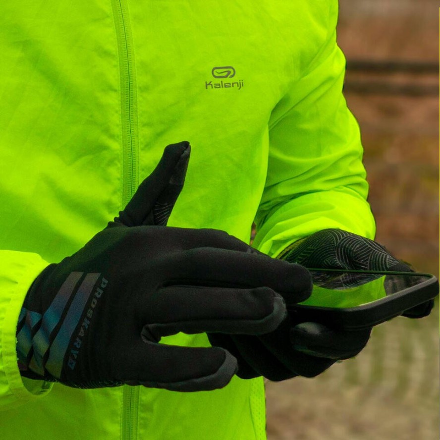 Rękawiczki do biegania Proskary dotykowe sportowe antypoślizgowe