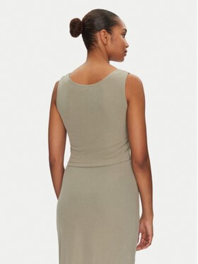 Guess Top W5GP22 KAQL2 Zielony Regular Fit