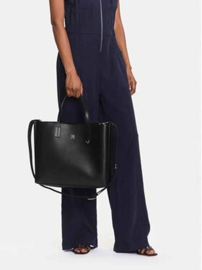 Tommy Hilfiger Torebka Th Distinct Satchel AW0AW17463 Czarny