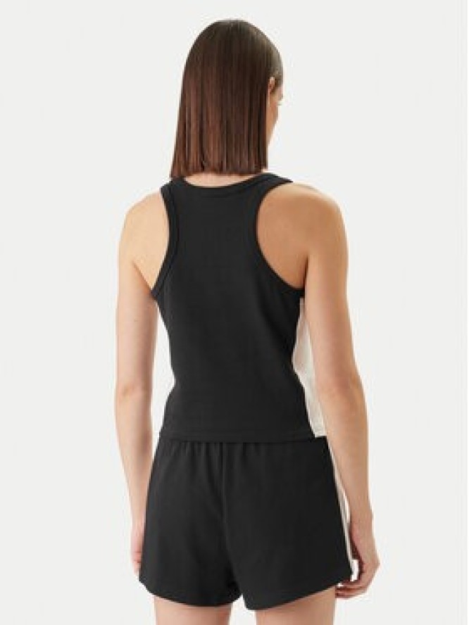 Calvin Klein Swimwear Top LV00Q61152 Czarny Slim Fit