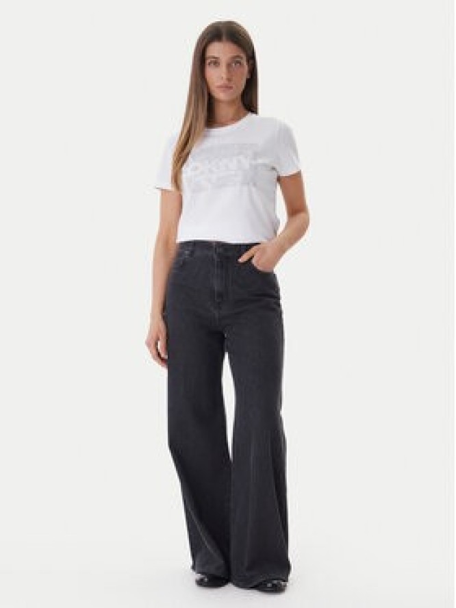 DKNY T-Shirt DJ6T1701 Biały Regular Fit
