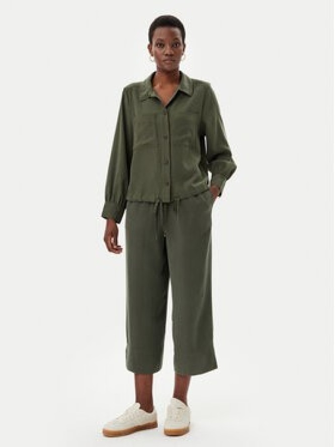 Tom Tailor Koszula 1045274 Zielony Regular Fit