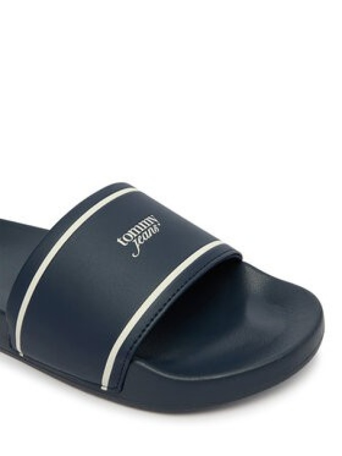 Tommy Jeans Klapki Tjw Poolslides EN0EN02976 Granatowy