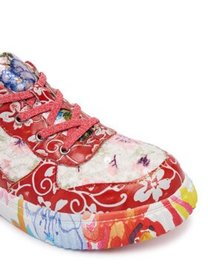 Laura Vita Sneakersy Soleno 03 Czerwony