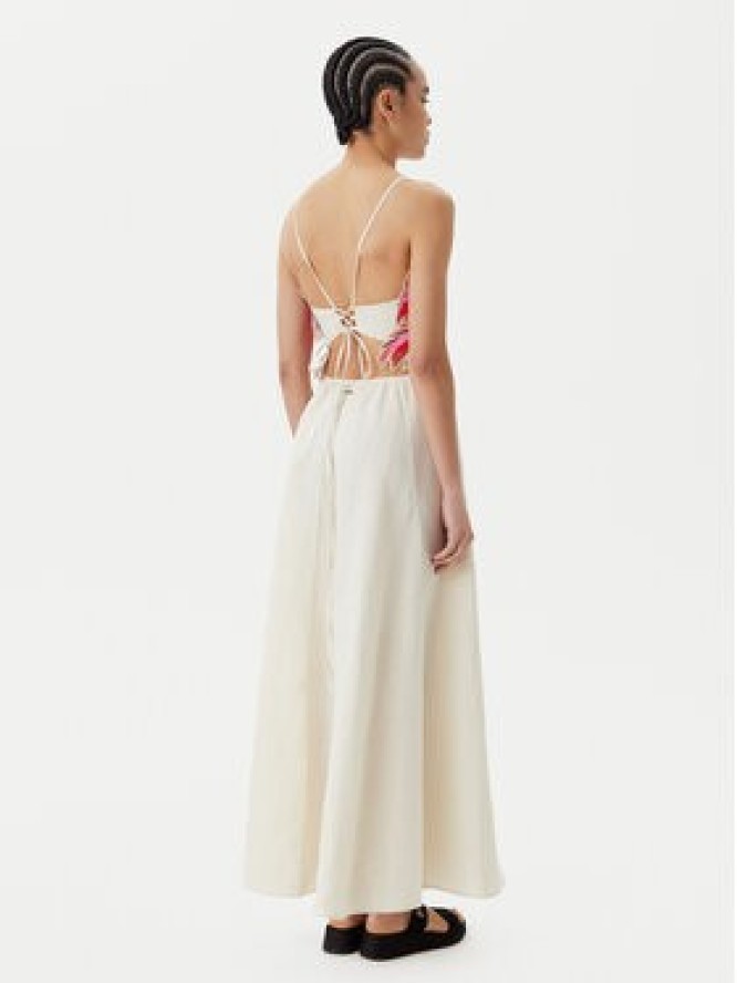 Maaji Sukienka letnia Sunrise PT2530CLD001 Beżowy Regular Fit