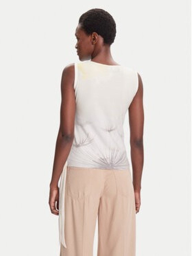 Desigual Top Bruma 25WWTK21 Écru Regular Fit