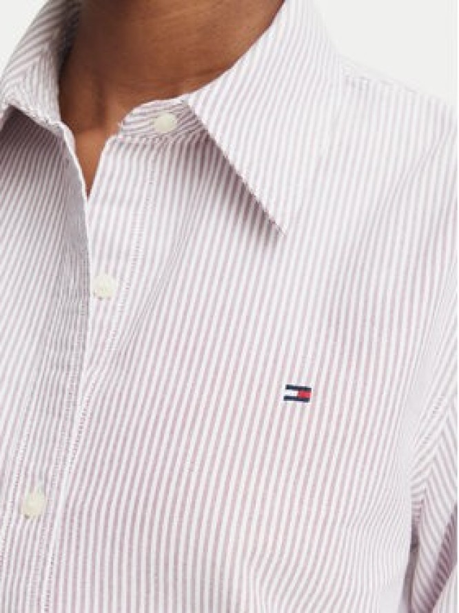 Tommy Hilfiger Koszula WW0WW46111 Różowy ciemny Relaxed Fit