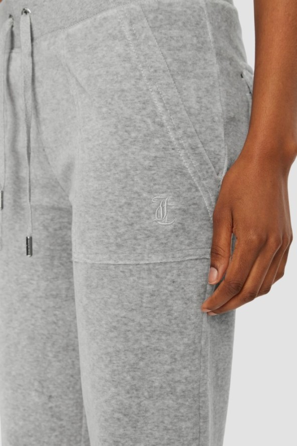 JUICY COUTURE Szare spodnie dresowe damskie Layla Low Rise, Rozmiar M