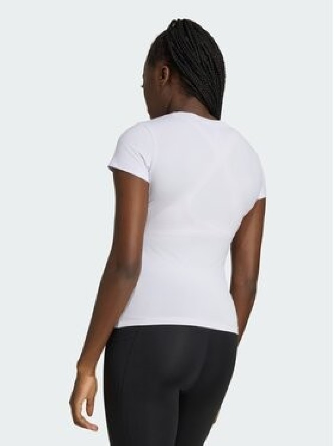 adidas Koszulka techniczna Primelift Essentials Workout Contour T-Shirt KQ8386 Fioletowy jasny Slim Fit