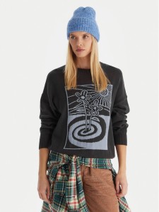 Quiksilver Sweter Barnwell EQWSW03026 Szary Regular Fit