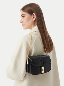 Tommy Hilfiger Torebka Th Heritage Chain Crossover AW0AW19319 Czarny