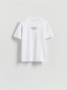 T-shirt z nadrukiem - biały