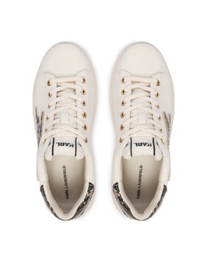 KARL LAGERFELD Sneakersy Kapri Embro KL62517P Biały