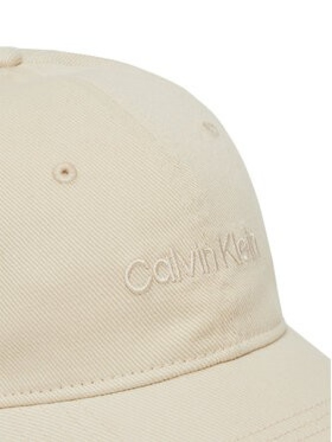 Calvin Klein Czapka z daszkiem Small Monogram LV04K5065G Écru