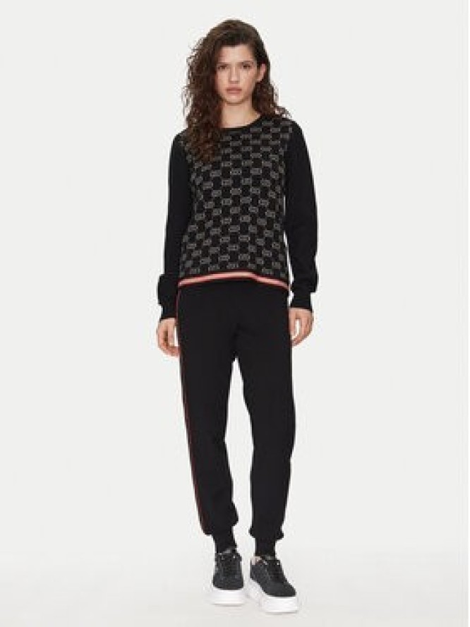 Liu Jo Sport Sweter TF4228 MS63L Czarny Regular Fit