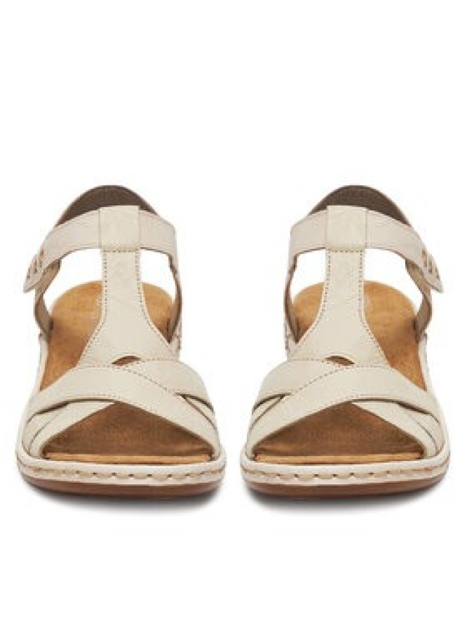 Rieker Sandały 65919-60 Beżowy