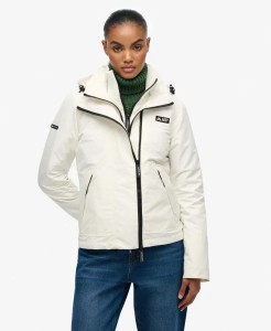 superdry Damska kurtka Windbreaker górska z kapturem slim z recyklingowanego