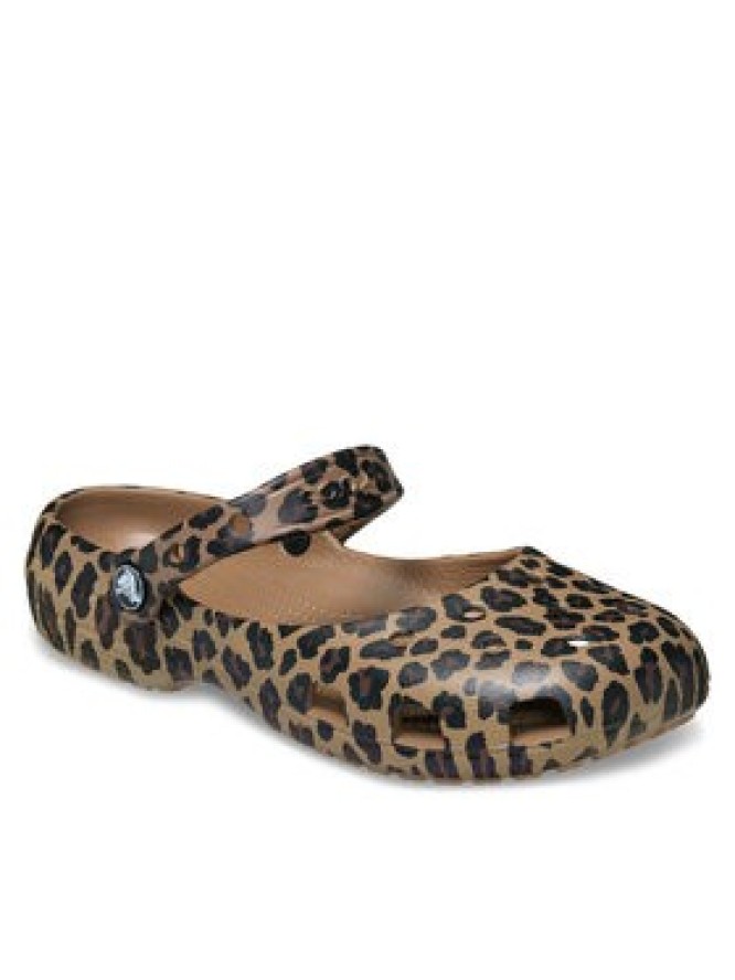 Crocs Baleriny Classic Animal Ballet 212478 Brązowy