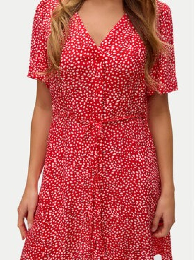 Vero Moda Sukienka letnia Alba 10292845 Czerwony Regular Fit