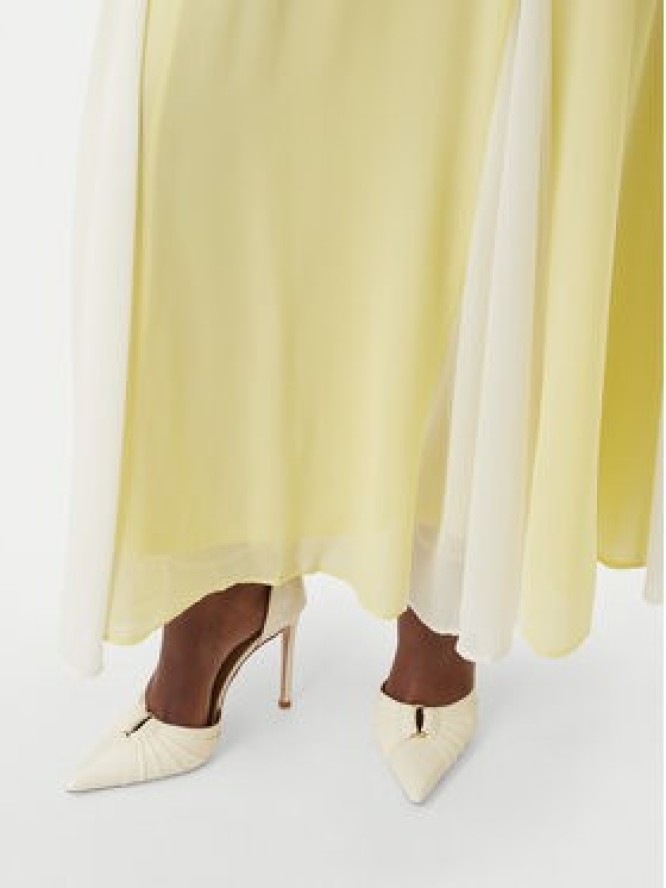 Vero Moda Sukienka letnia Raelynn 10348442 Żółty Regular Fit