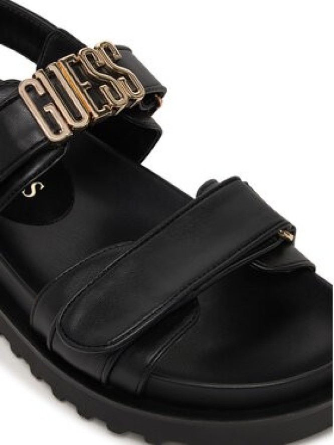 Guess Sandały FLJFBL ELE03 Czarny