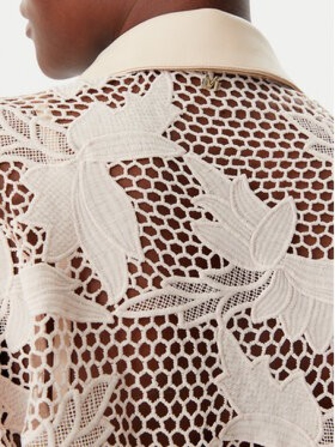 Lola Casademunt by Maite Koszula MS2515008 Écru Relaxed Fit