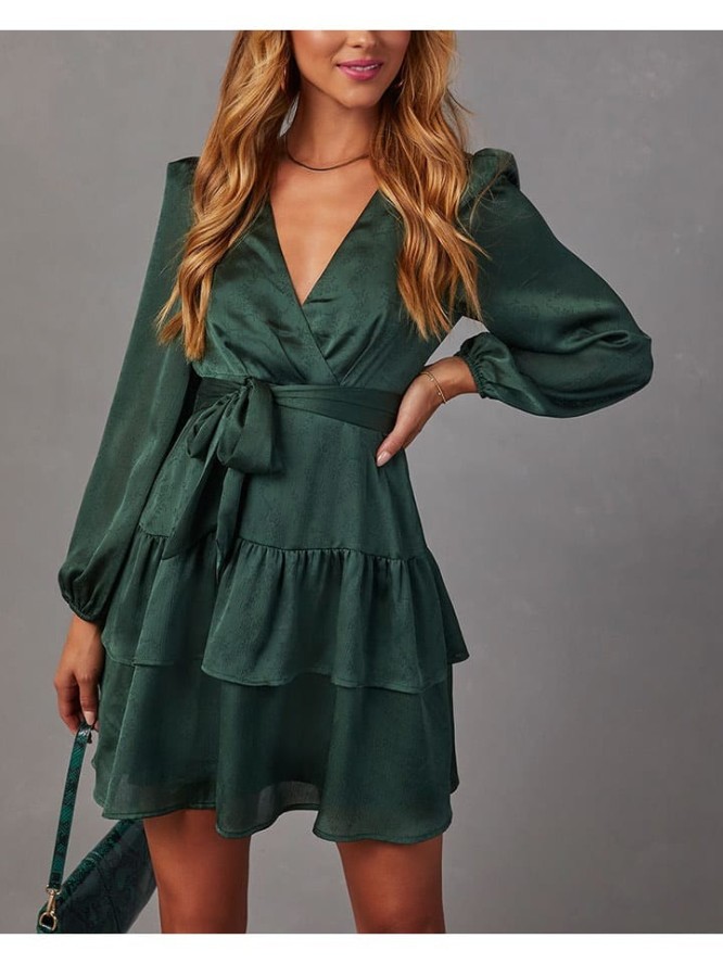 LA Angels Sukienka w kolorze zielonym rozmiar: S