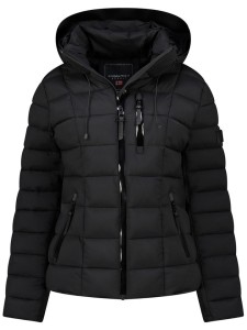 Geographical Norway Kurtka pikowana "Bastia" w kolorze czarnym rozmiar: M