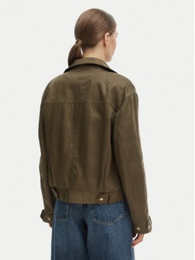 Tommy Hilfiger Kurtka przejściowa WW0WW48616 Zielony Relaxed Fit