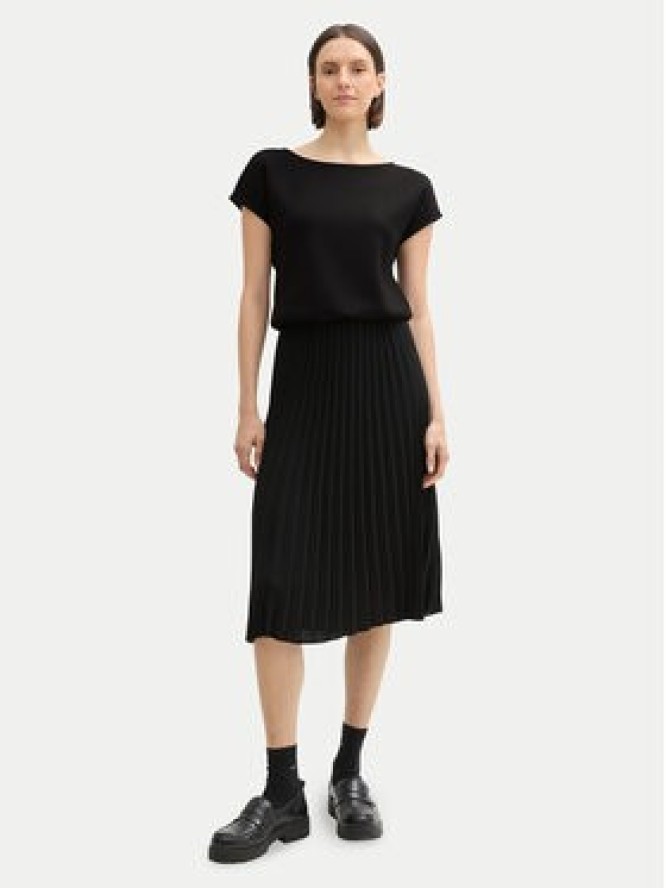 Tom Tailor Sukienka codzienna 1043883 Czarny Regular Fit