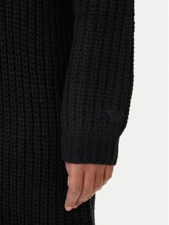 Roxy Sukienka dzianinowa Home Again SD ERJKD03535 Czarny Regular Fit