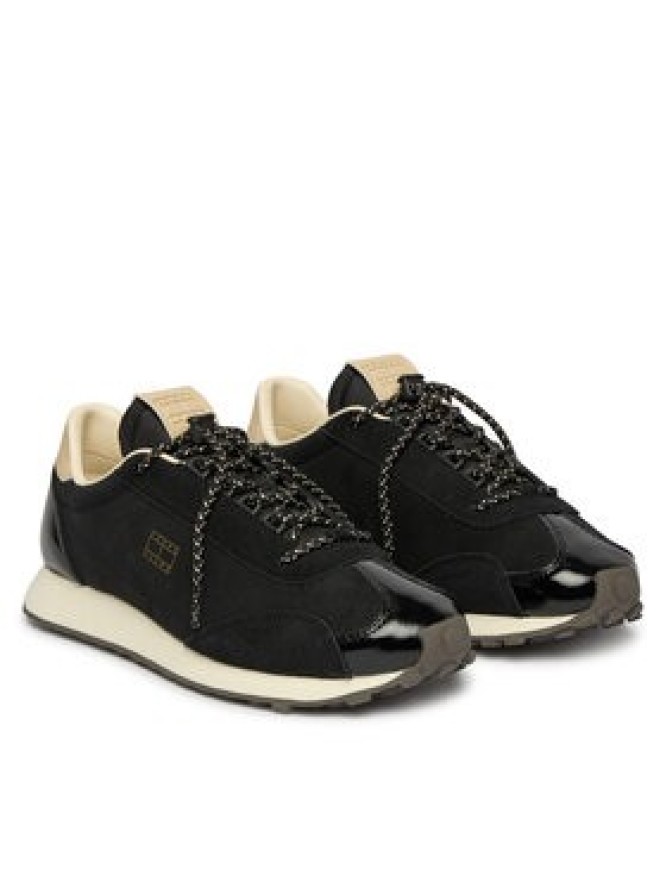 Tommy Jeans Sneakersy Tjw Retro Archive Runner Suede EN0EN03125 Czarny