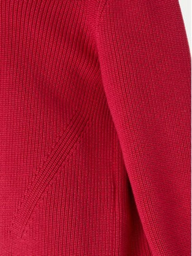 Tommy Jeans Sweter Badge DW0DW21676 Różowy Relaxed Fit