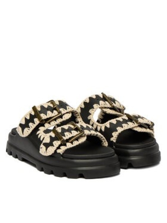 Mou Klapki MU.SW661001N Czarny