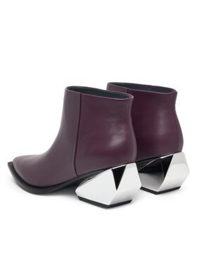 United Nude Botki Ricky Yoyo Mid 110413416 Bordowy