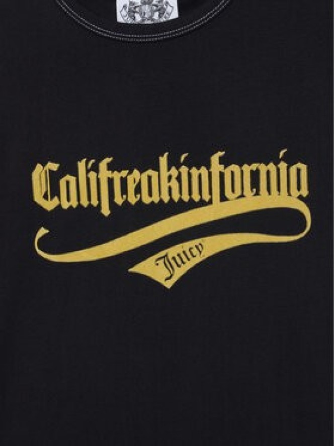 Juicy Couture T-Shirt JCNCT225460 Czarny Regular Fit