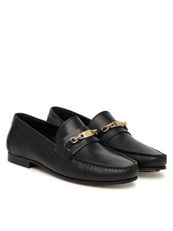 Tommy Hilfiger Lordsy Th Chain Leather Loafer FW0FW08956 Czarny