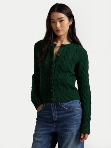 Polo Ralph Lauren Kardigan 211972104008 Zielony Slim Fit