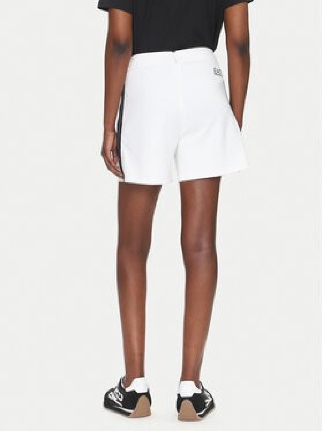 EA7 Emporio Armani Szorty materiałowe 7W000176 AF12643 U0002 Biały Regular Fit