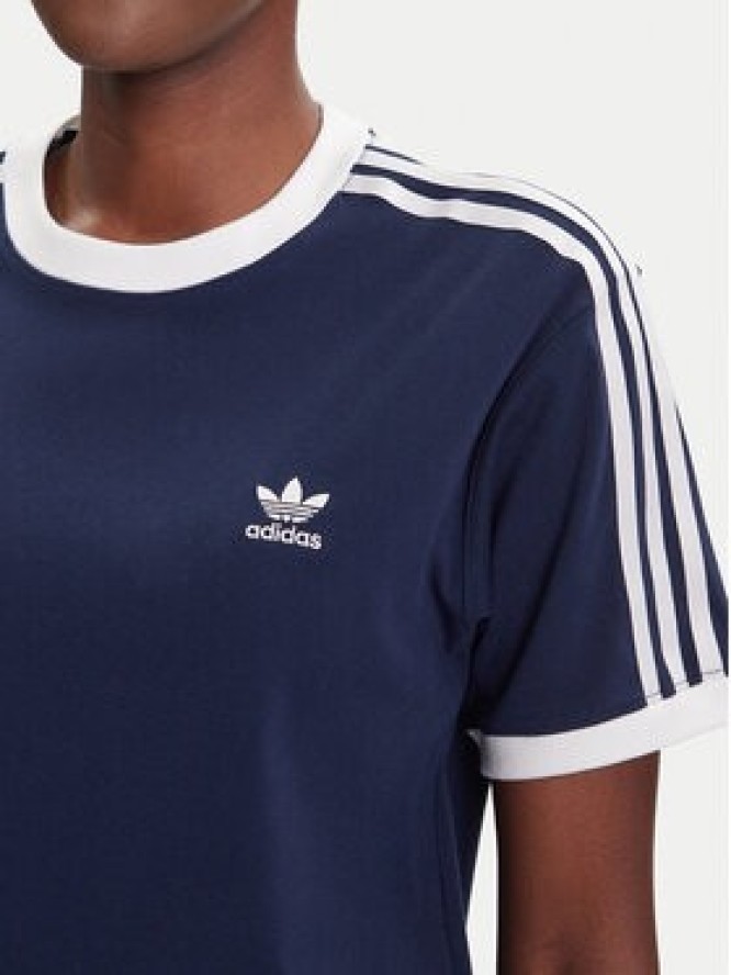 adidas T-Shirt 3-Stripes JY4852 Granatowy Regular Fit