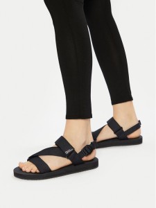 Jack Wolfskin Sandały Urban Entdeckung Belt Sandal W 4056801 Czarny