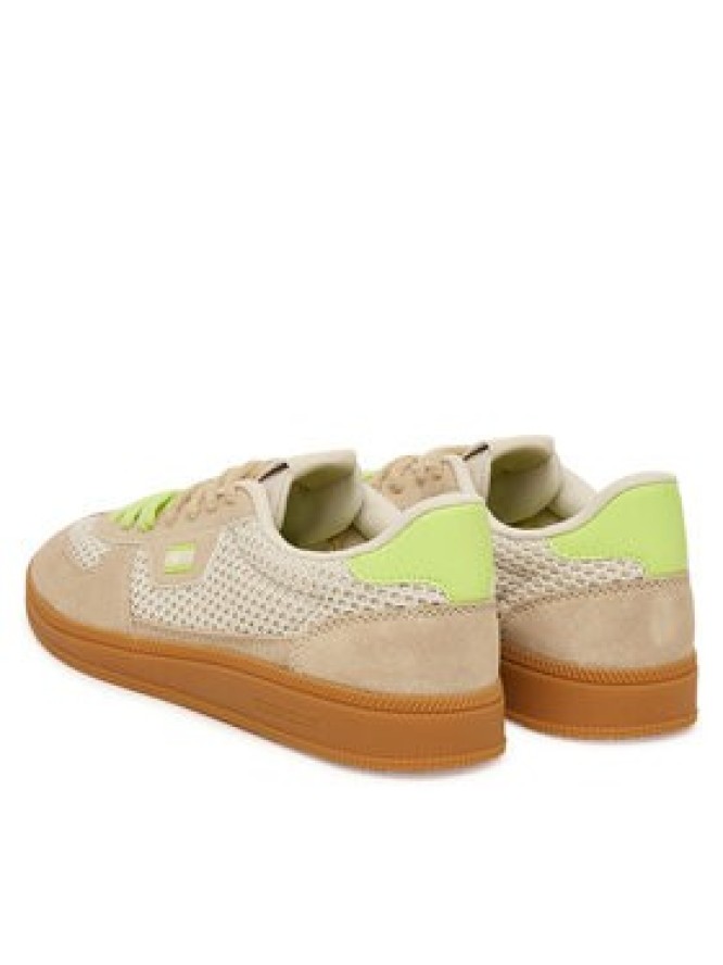 Tommy Jeans Klapki Dual Density Hilfiger Pool Slide FM0FM05797 Beżowy